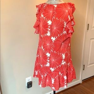 J Crew Printed Flutter Dress